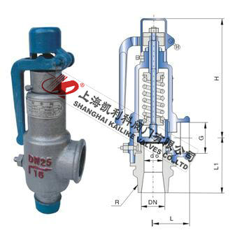 A27H、A27W、A27Y彈簧微啟式外螺紋安全閥